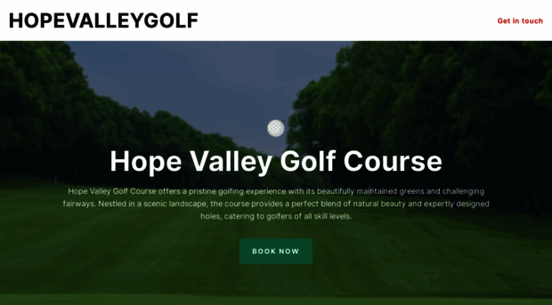 hopevalleygolf.com