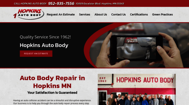 hopkinsautobody.net