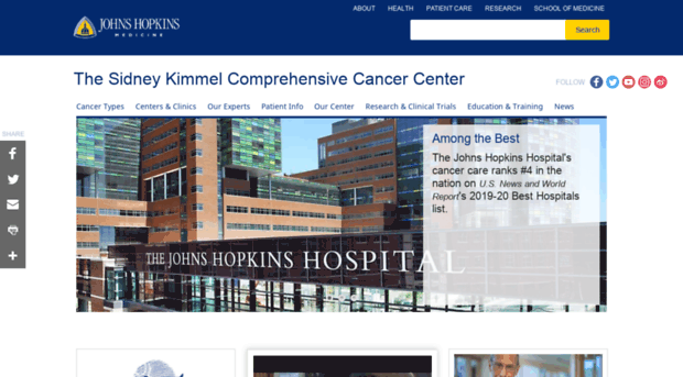 hopkinscancercenter.net