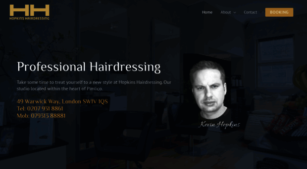 hopkinshairdressing.com