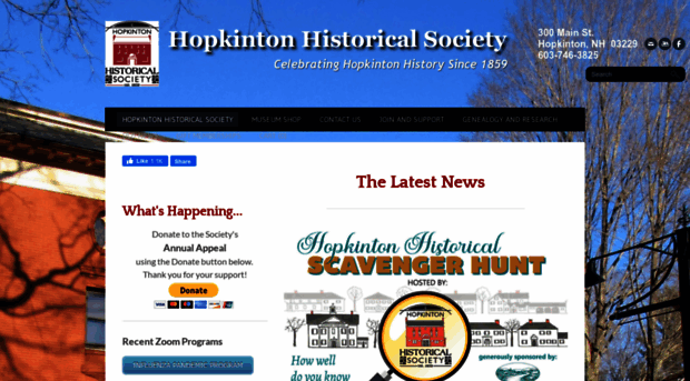 hopkintonhistory.org