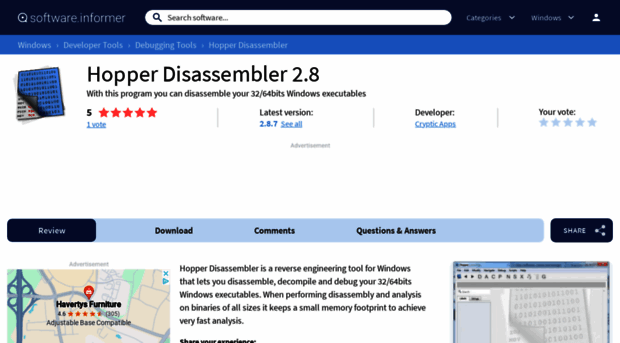 hopper-disassembler.software.informer.com