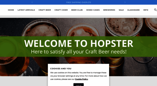 hopstercraftbeer.com