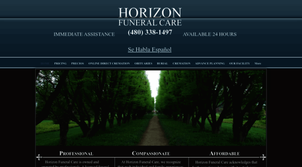 horizonfuneralcare.com