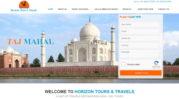 horizontoursntravels.com