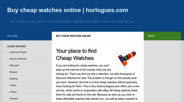 horlogues.com