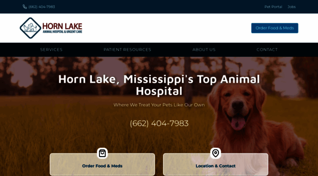 hornlakeanimal.com