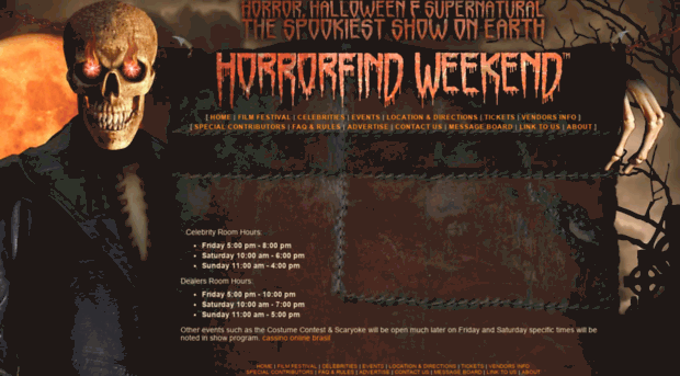 horrorfindweekend.com