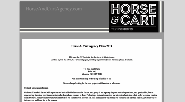 horseandcartagency.com