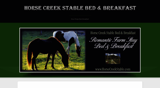 horsecreekstableandlodging.com