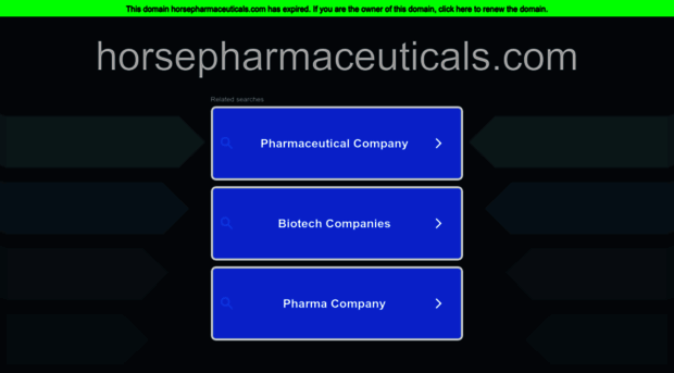 horsepharmaceuticals.com