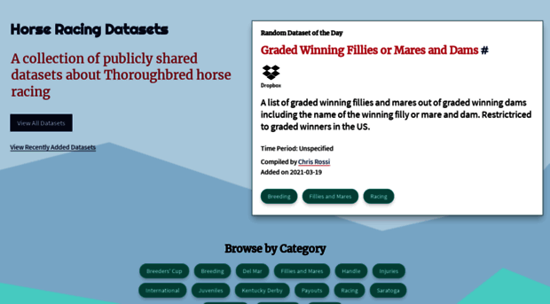 horseracingdatasets.com