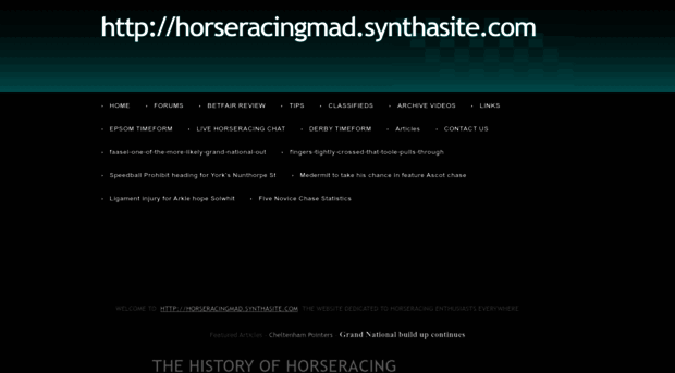 horseracingmad.synthasite.com