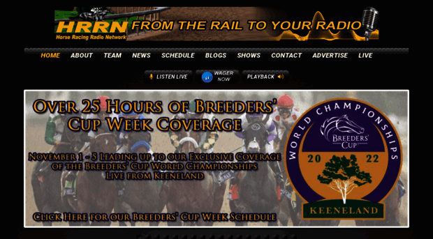 horseracingradio.net