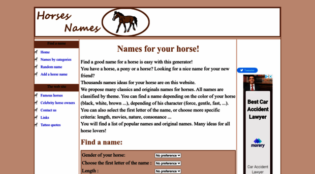 horses-names.com