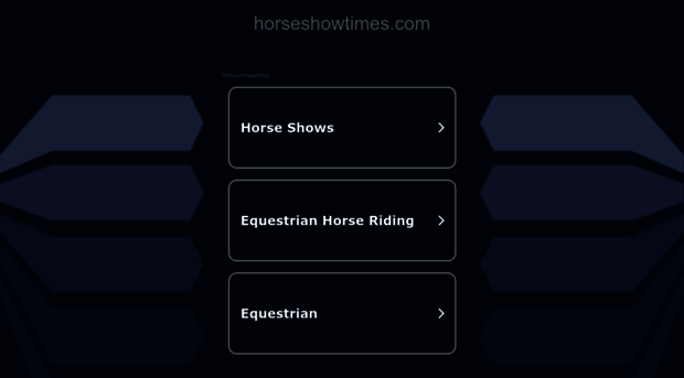 horseshowtimes.com