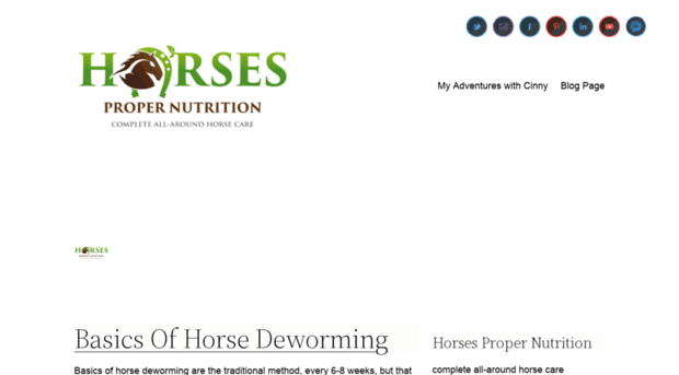 horsespropernutrition.com