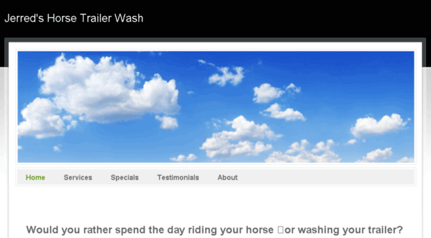 horsetrailerwash.com