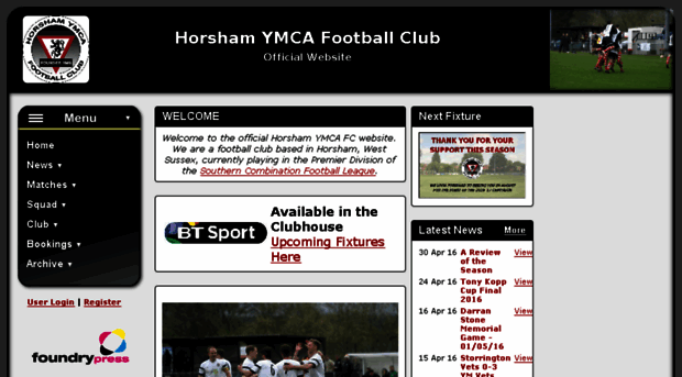 horshamymcafc.co.uk