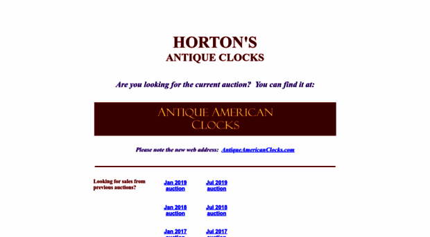 hortonclocks.com