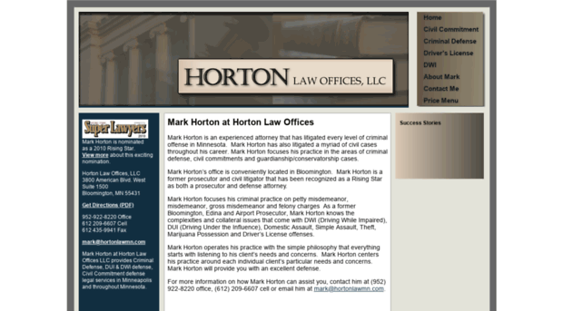 hortonlawmn.com