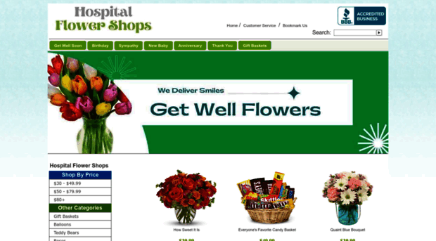 hospitalflowershops.com