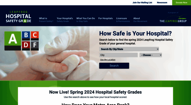 hospitalsafetyscore.org