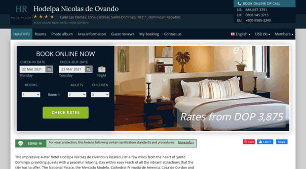 hostal-nicolas-ovando.hotel-rn.com