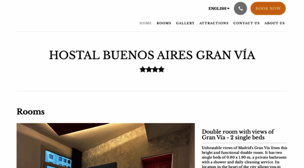 hostalbuenosairesgranvia.com