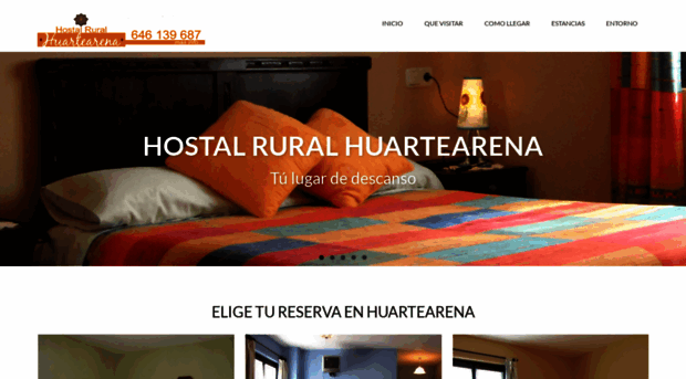 hostalhuartearena.com