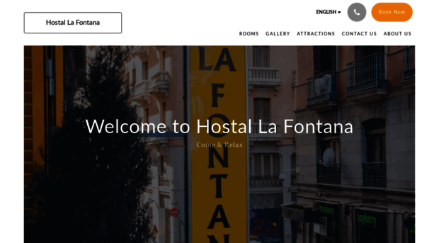 hostallafontana.com
