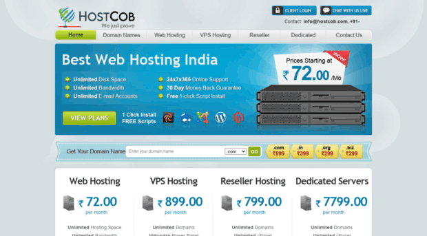 hostcob.in