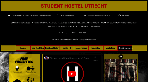 hostelutrecht.nl