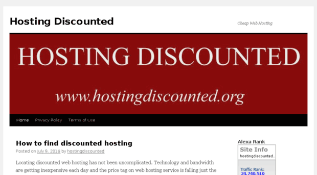 hostingdiscounted.org