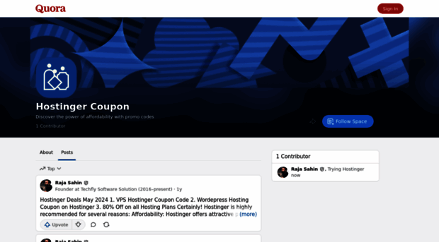 hostingercoupon.quora.com