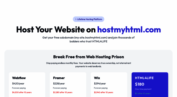 hostmyhtml.com