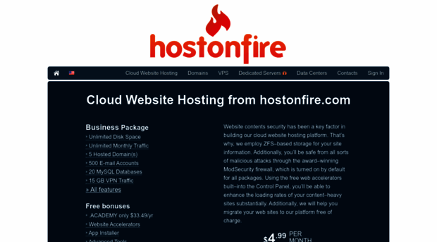 hostonfire.com