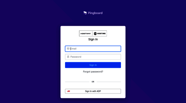 hostwayhosting.pingboard.com