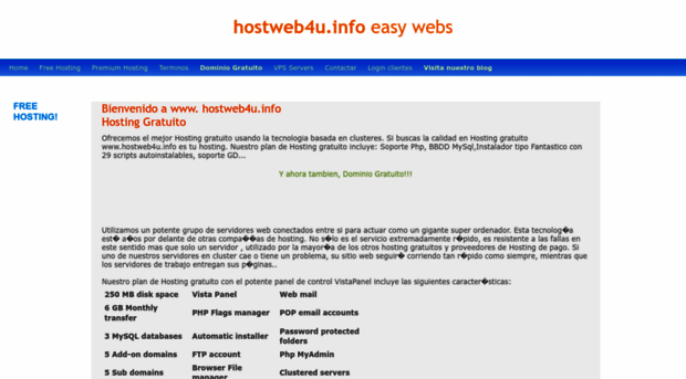 hostweb4u.info