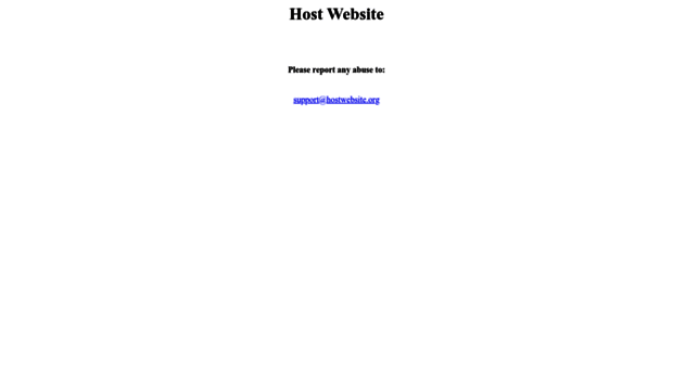 hostwebsite.org