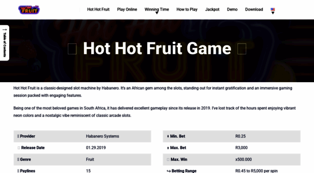hot-hot-fruit.com
