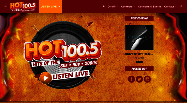 hot1005fm.com