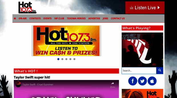 hot1073fm.com