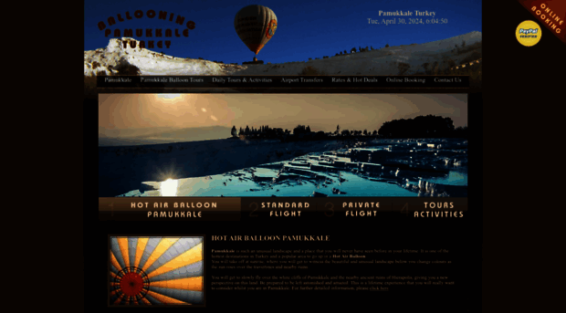 hotairballoonpamukkale.com