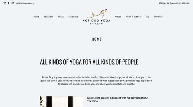 hotdogyoga.co.za