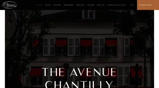 hotel-avenue-chantilly.com