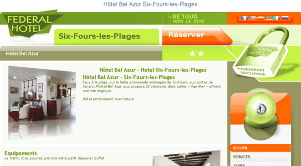 hotel-bel-azur-six-fours.federal-hotel.com