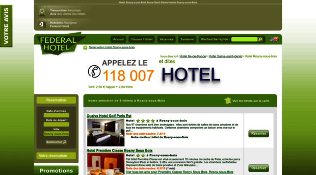 hotel-cheap-beds-rosny-sous-bois.federal-hotel.com