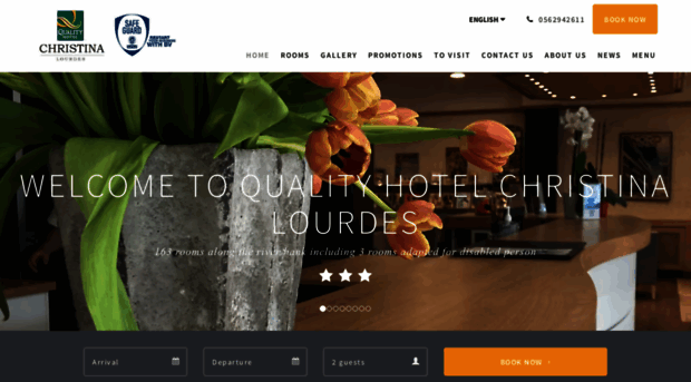 hotel-christina-lourdes.com