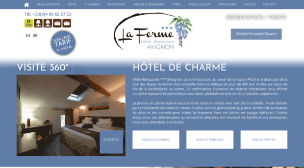 hotel-laferme-avignon.com